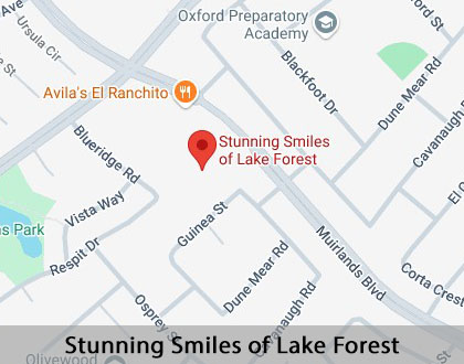Map image for Why Are My Gums Bleeding in Lake Forest, CA